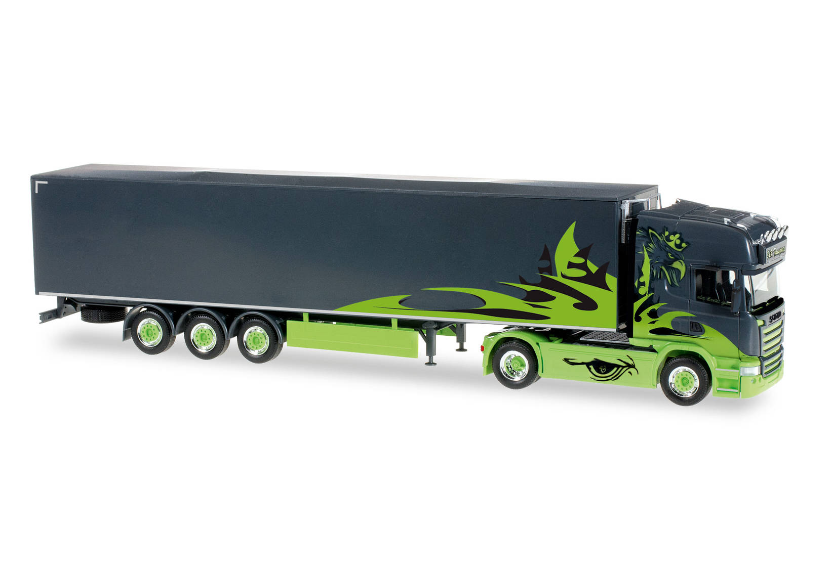 Scania R walking floor semitrailer "Poison Arrow / B&R Transporte"