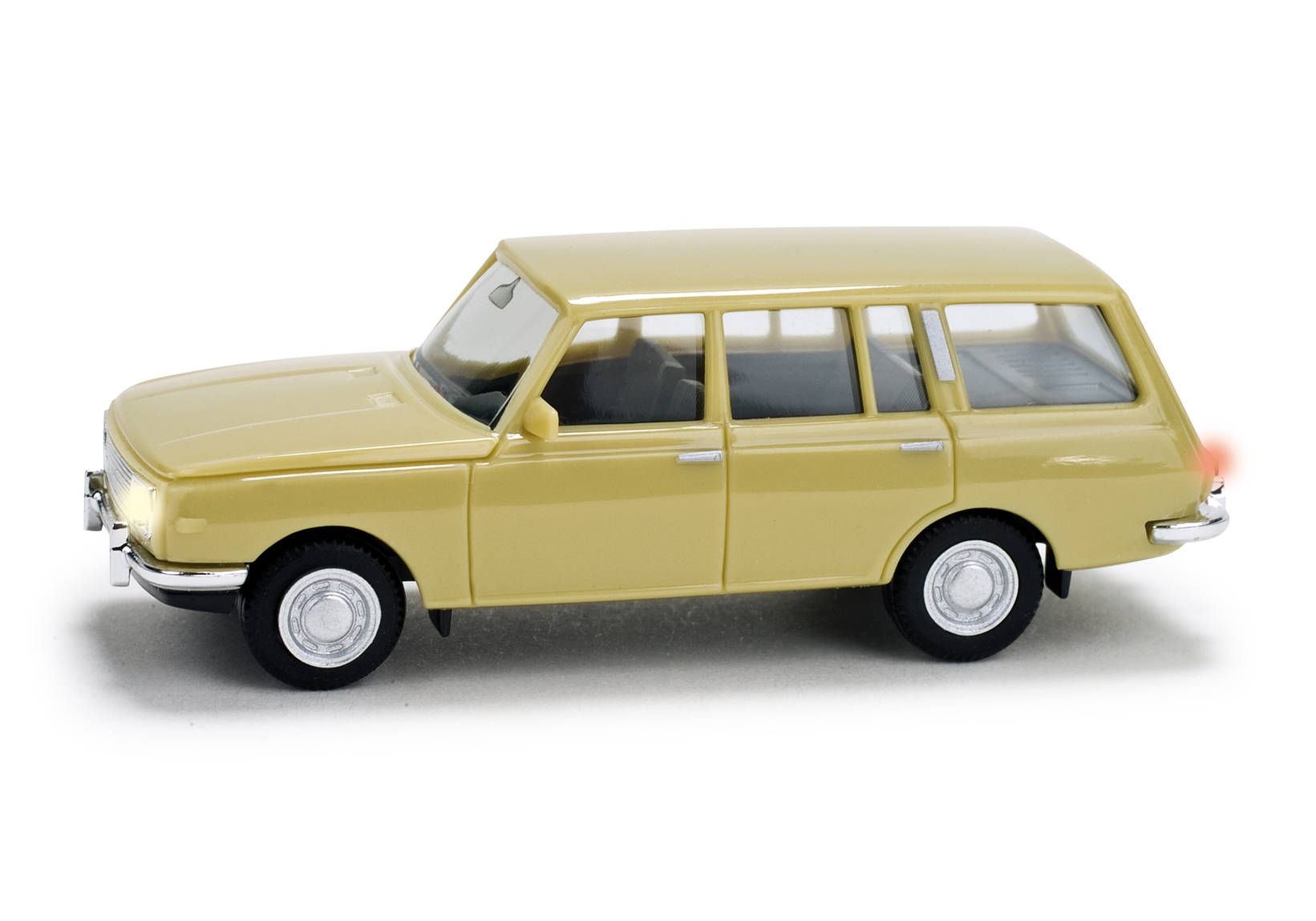 Wartburg 353 '66, mit Beleuchtung und Fahrerfigur