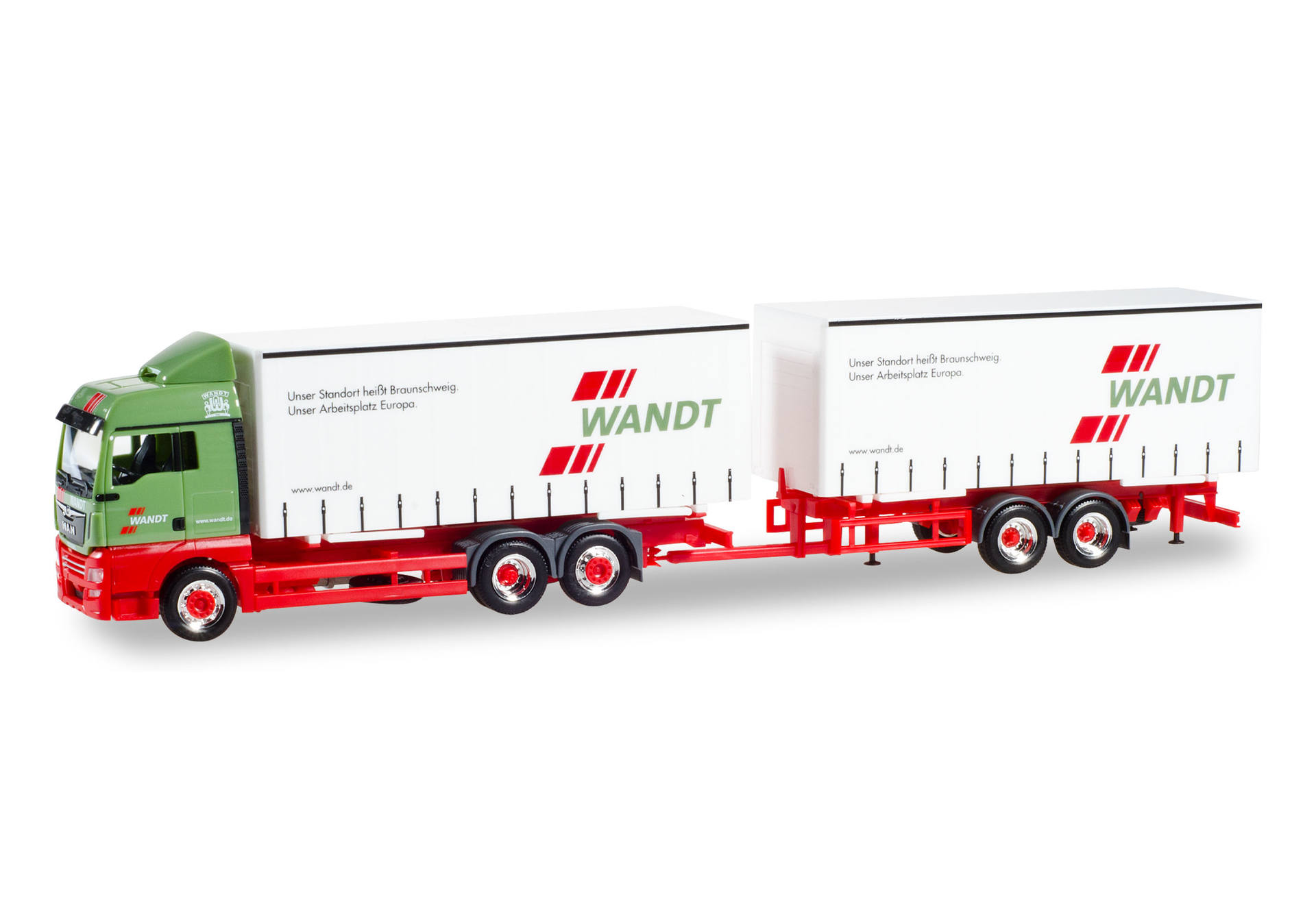 MAN TGX XLX Euro 6c curtain canvas trailer "Wandt"