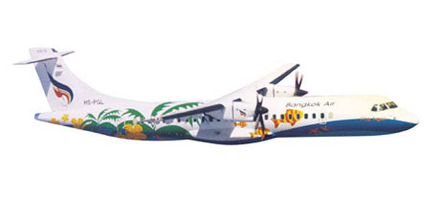 Bangkok Airways ATR-72. Artikel wird/ wurde in Wooster-Verpackung ausgeliefert.