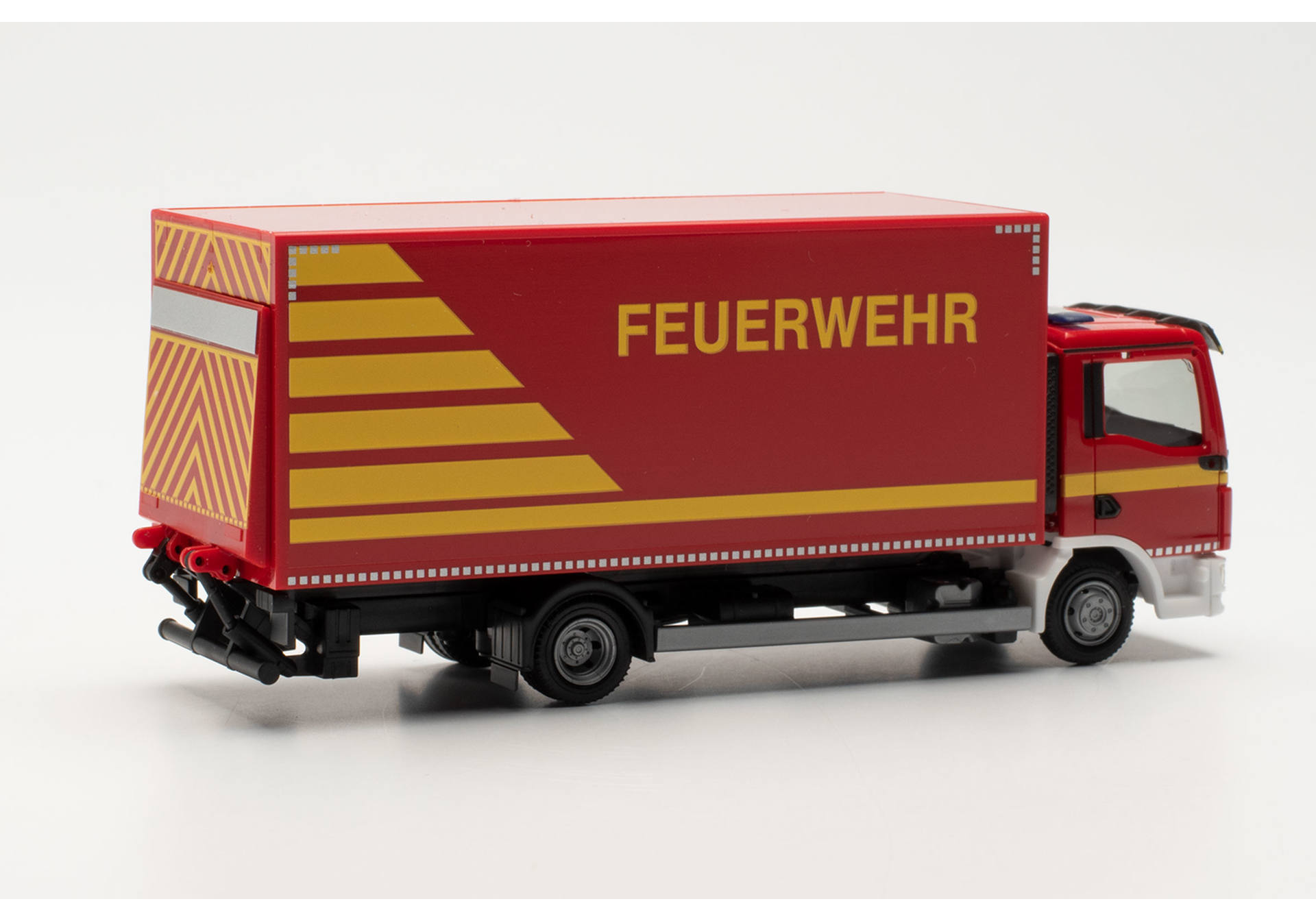 box truck with tail lift „Feuerwehr Einsatzleitung“