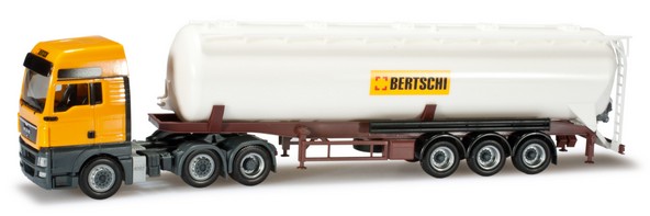 MAN TGX XLX Kippsilo saddle train 3A/3A