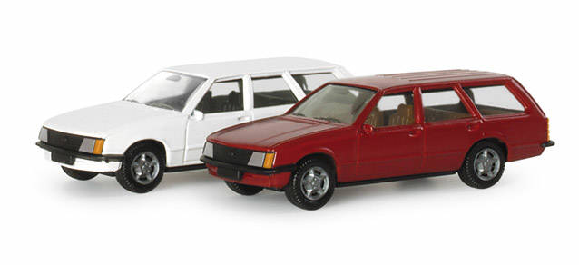 Herpa Opel Rekord E Werkfeuerwehr Adam Opel AG – Modellauto Spur B, Detailgetreue Nachbildung
