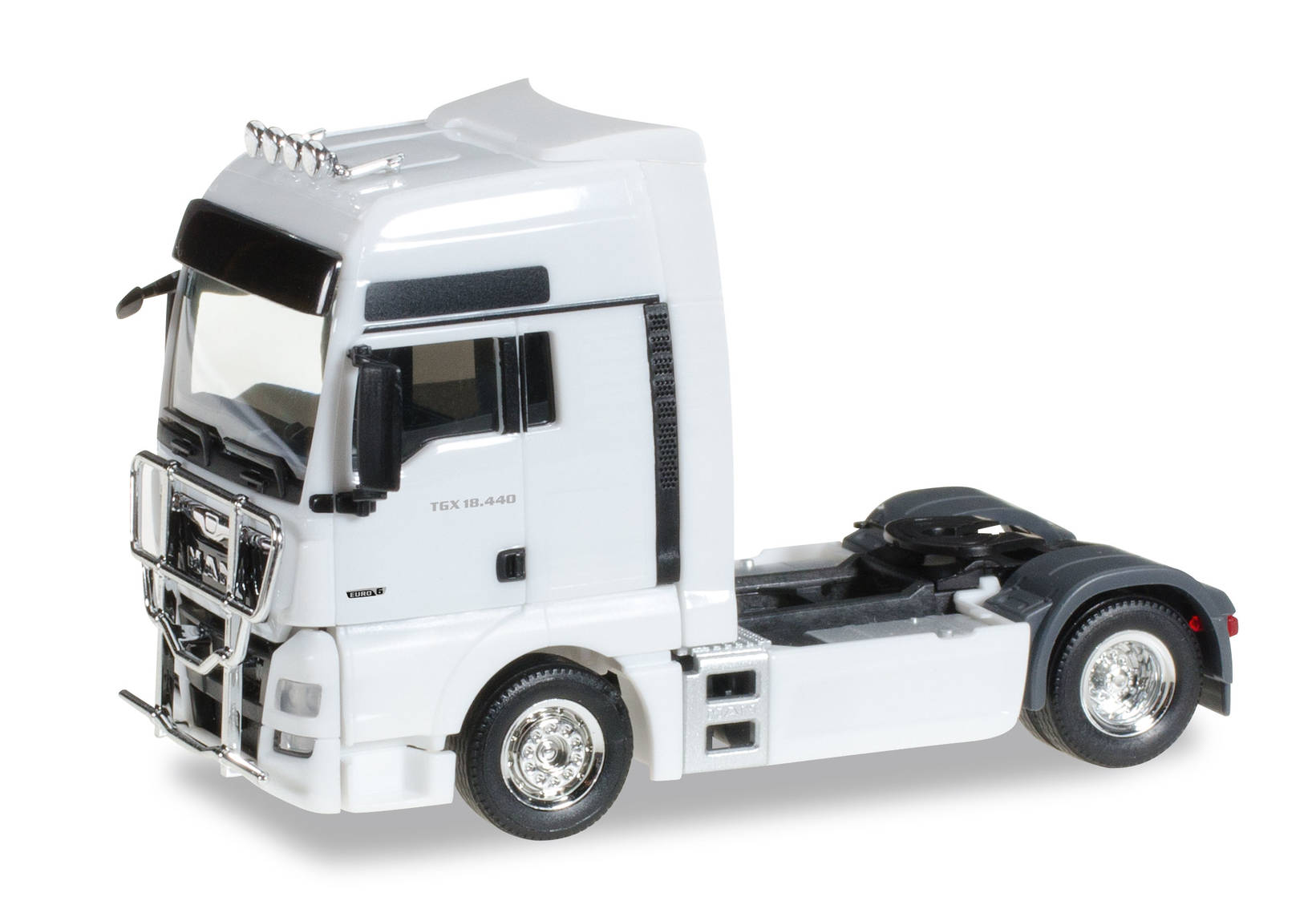 Herpa Man Tgx Xxl Euro Rigid Tractor With Accessories White