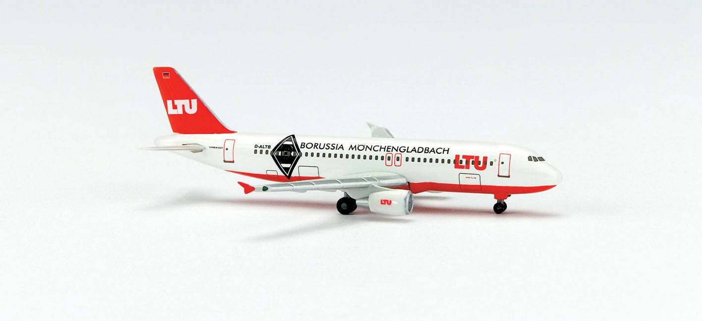 Maquette Herpa Airbus A320 LTU - Échelle 1/500 - Très Bon état Avec Boîte