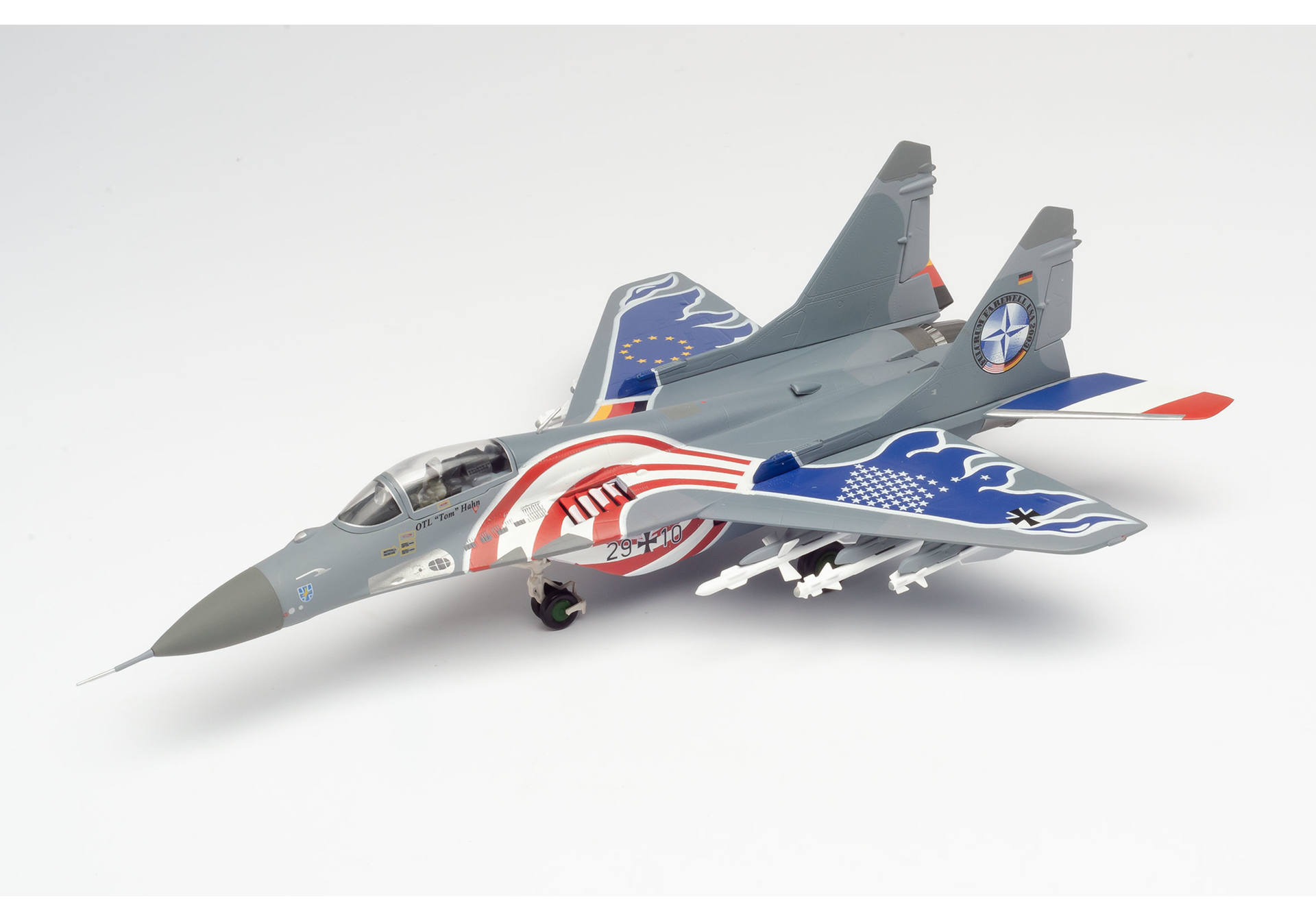 Maquette Avion Hobby Master Mikoyan MIG-29A Fulcrum 1/72 Armée Russe 1997
