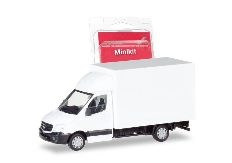 Herpa MiniKit Mercedes-Benz Sprinter Box-Type Flat  Produktbild-Vorschau 3