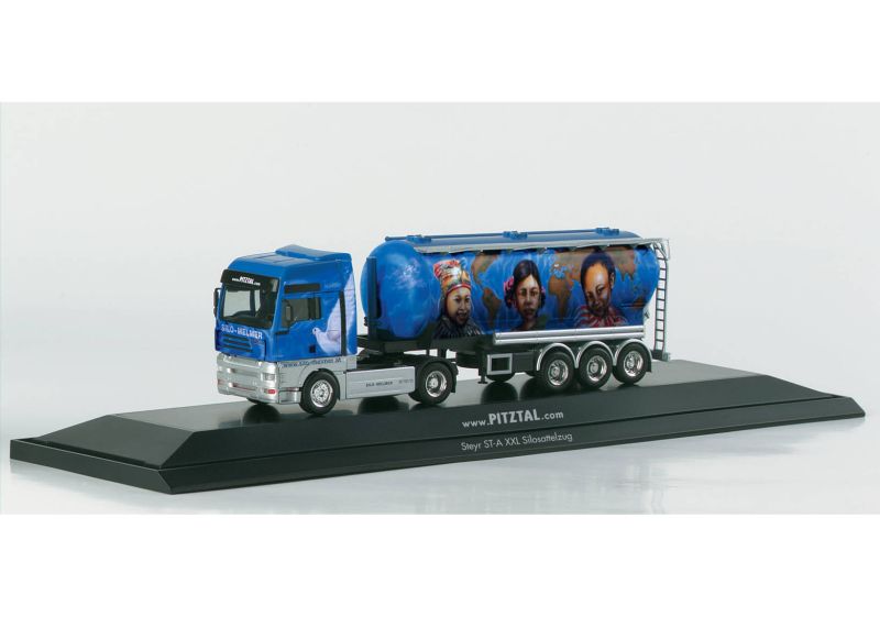 Herpa 120289 Steyr ST-A XXL Silosattelzug Silo Kinder (Gebraucht) in