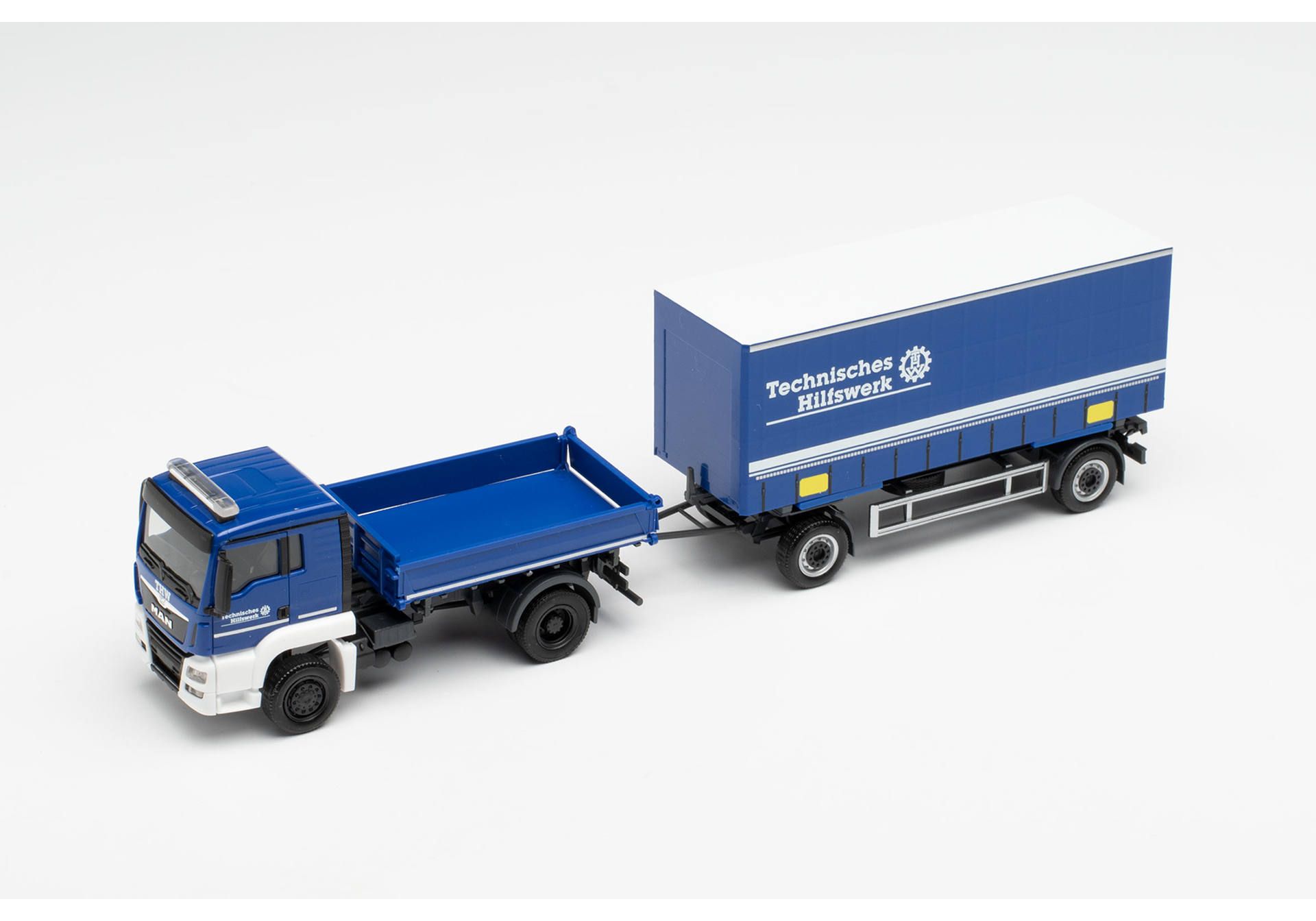 Herpa Modellauto VW LT Furgone Tetto Alto THW - Scala 1:87 - Modello In Miniatura Collezionabile Tedesco