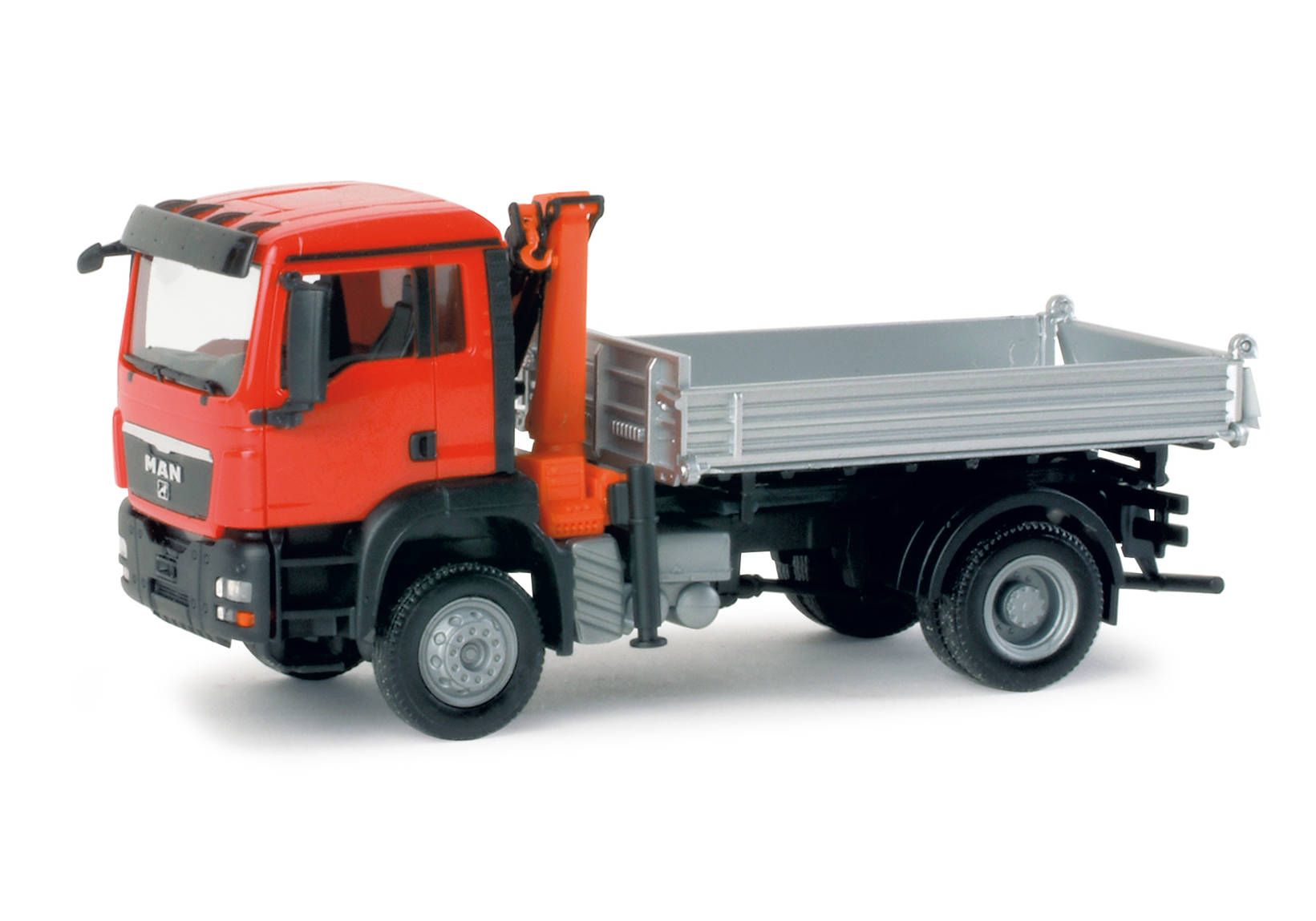 Herpa Mercedes-Benz Actros S dump truck with Palfinger loading crane 294614